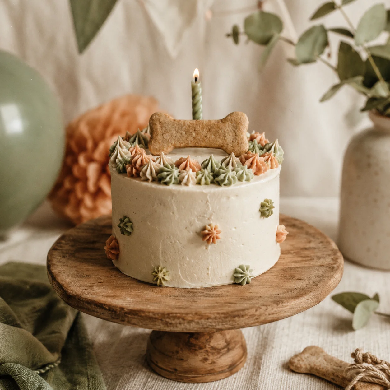 手作狗狗生日蛋糕