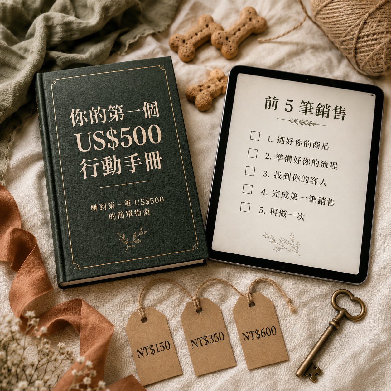 你的第一個 US$500 行動手冊